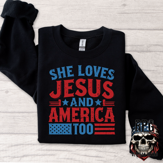 LOVES JESUS & AMERICA TOO